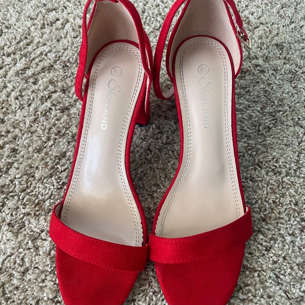 Red high heels